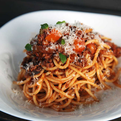 Spag Bol with Sweet Brown from Harveys Kitchen and BBQ